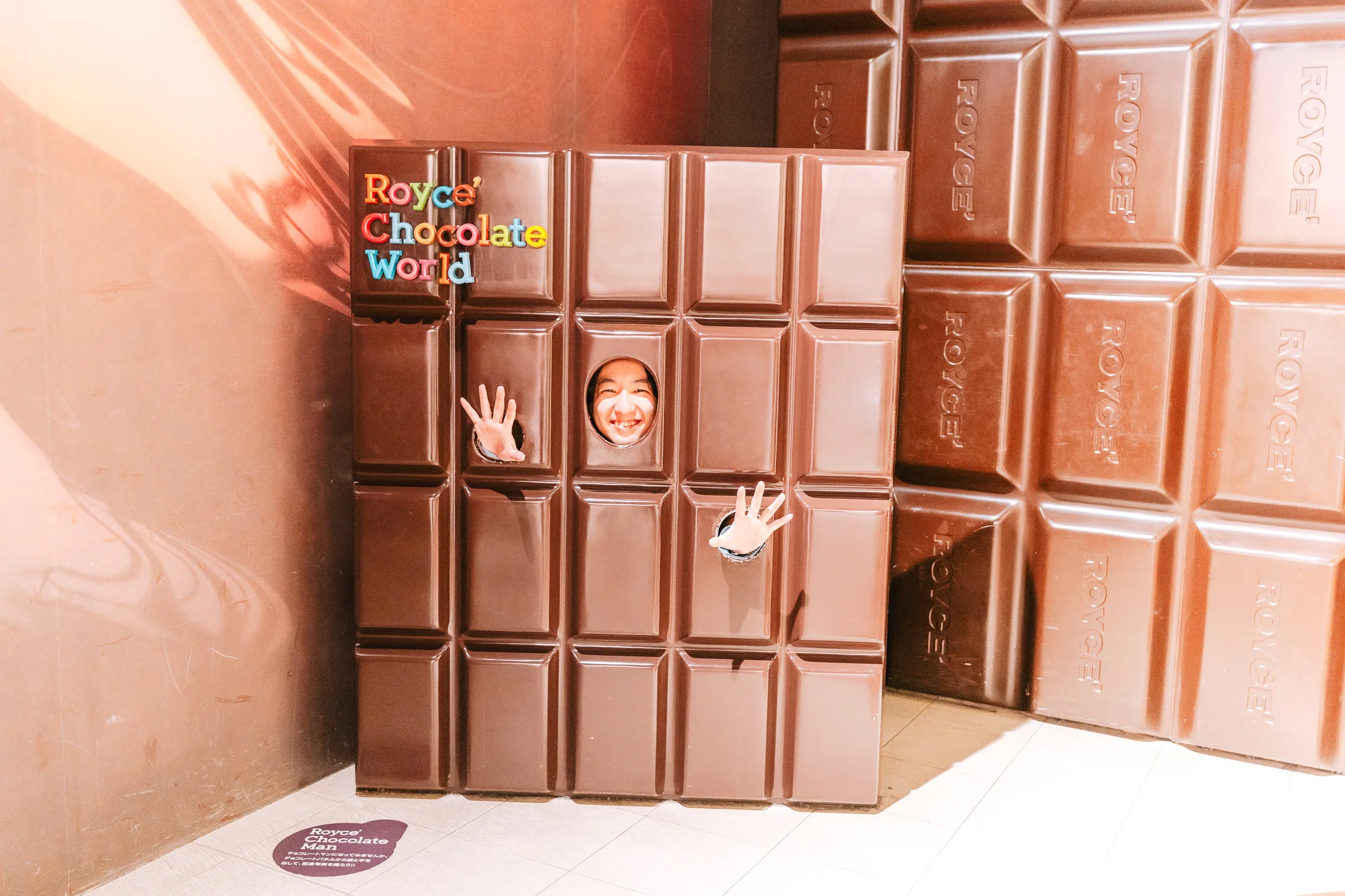 ROYCE Chocolate World 顔はめパネル