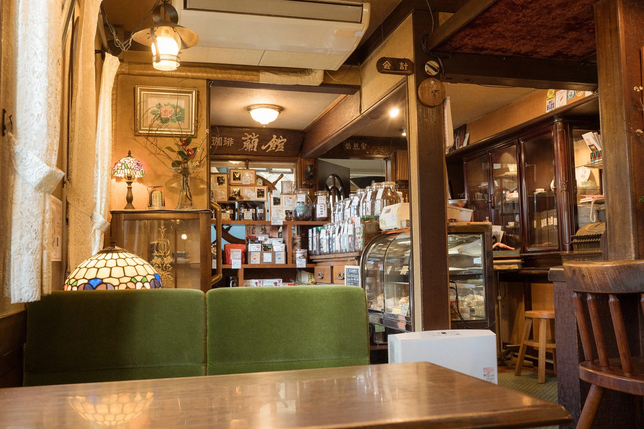 蘭館 店内